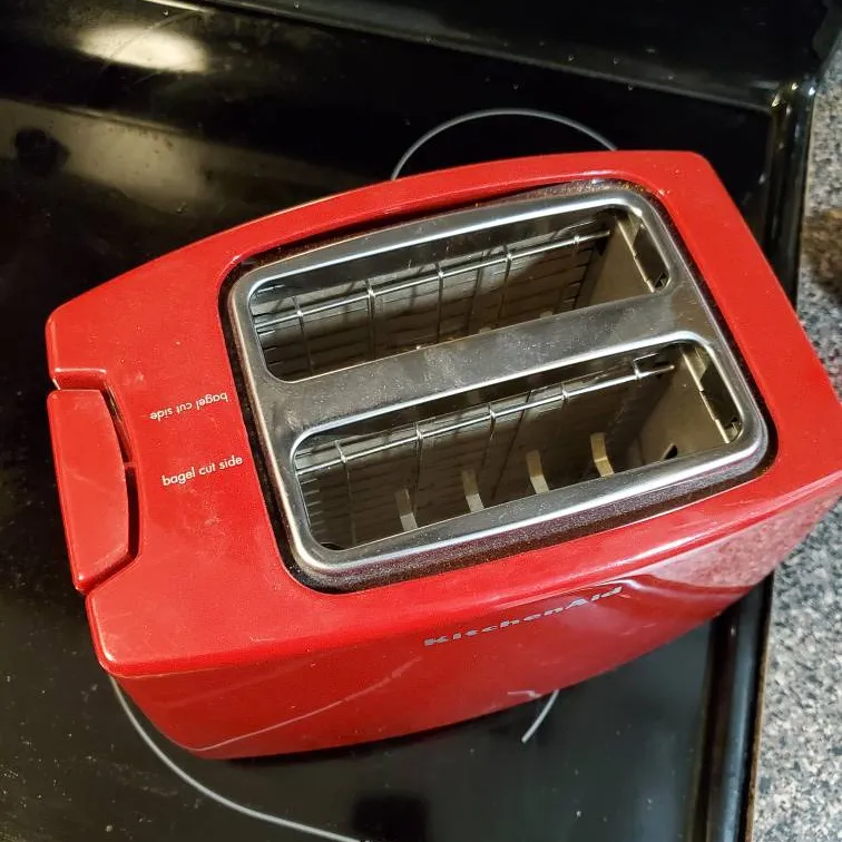 Red KitchenAid Toaster photo 4