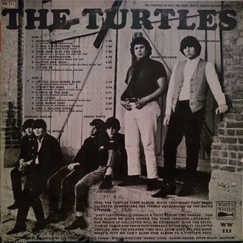 The Turtles, "It Ain't Me Babe" Vinyl LP, Stereo, 1965 photo 3