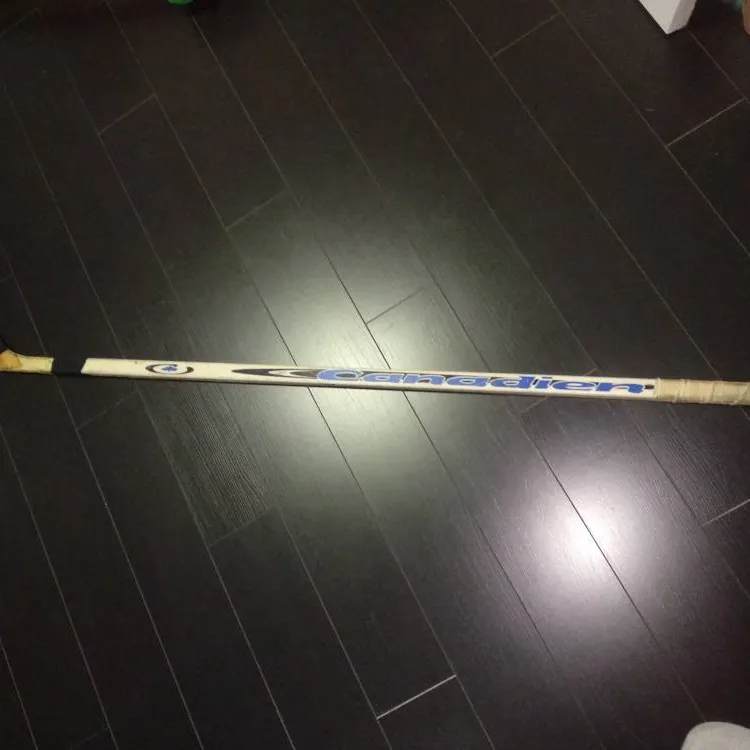 Old Wooden Hockey Stick photo 3