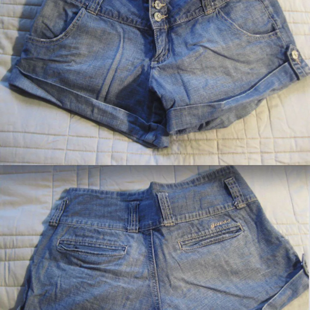 Size 28 Guess Jean Shorts photo 1