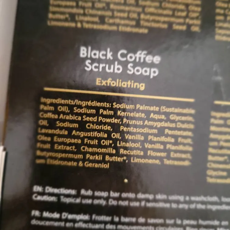 Black Coffee Scrub Soap photo 4