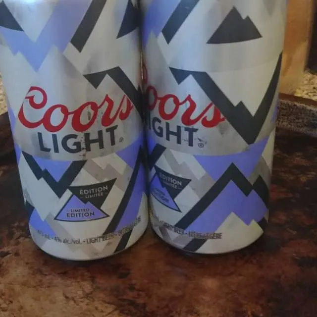2 Coors Light Cans photo 1