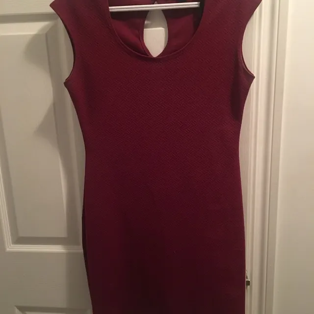 Burgundy Dress Size L photo 1