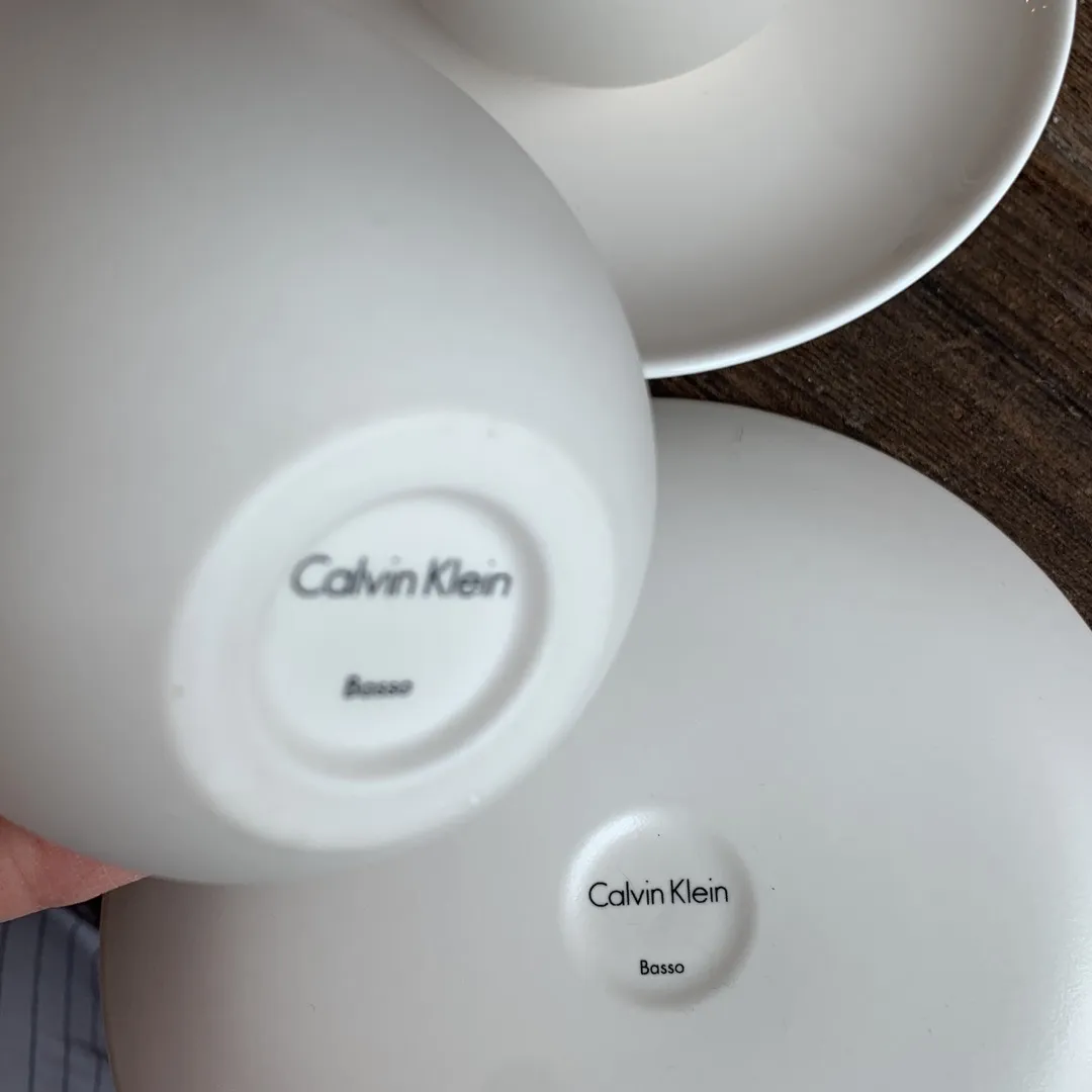 Brand New Calvin Klein Basso Cups & Saucers photo 5