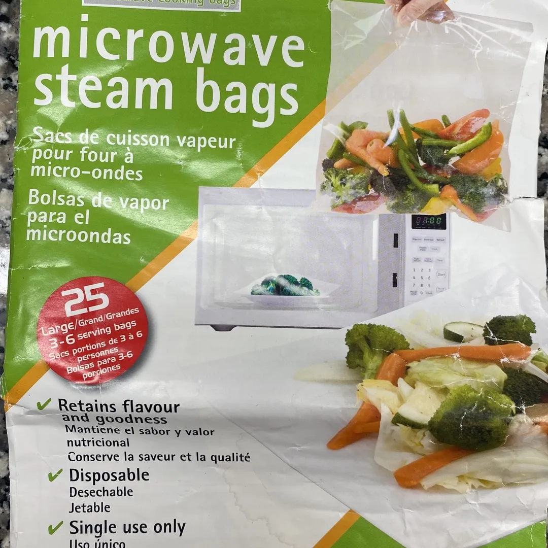 Microwave Steam Bags (25bags) photo 1