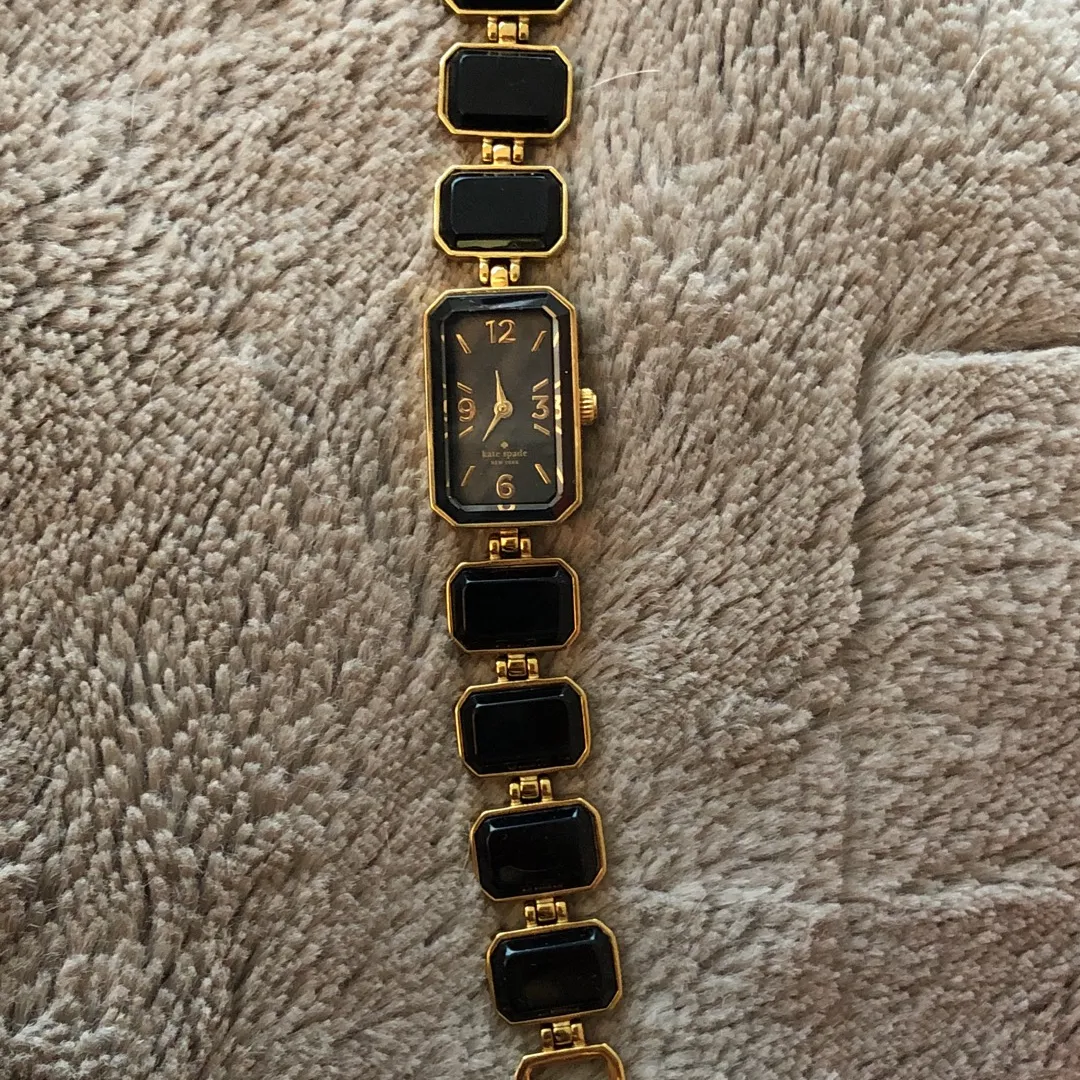 Kate Spade Black And Gold Bracelet Watch photo 3