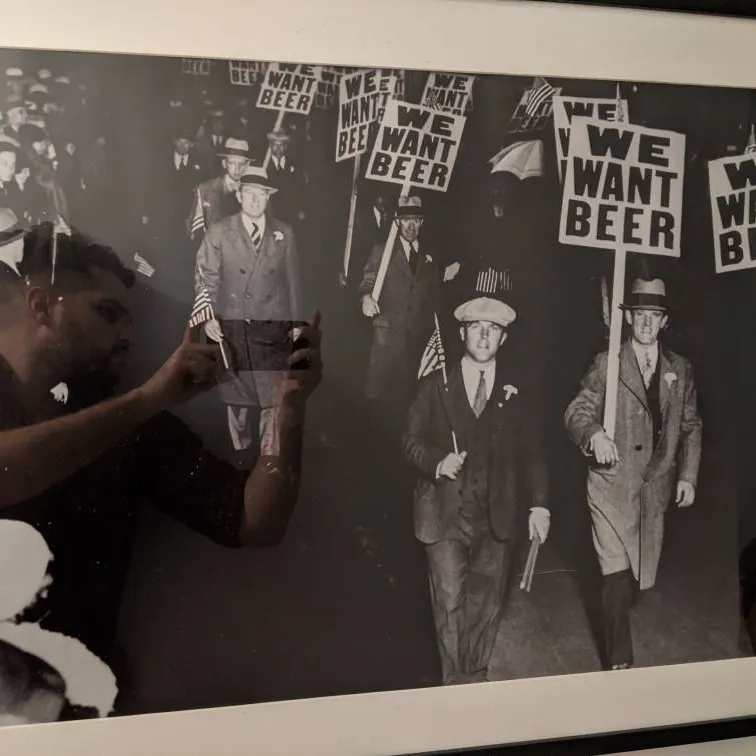 Framed Picture Of The American Prohibition photo 1