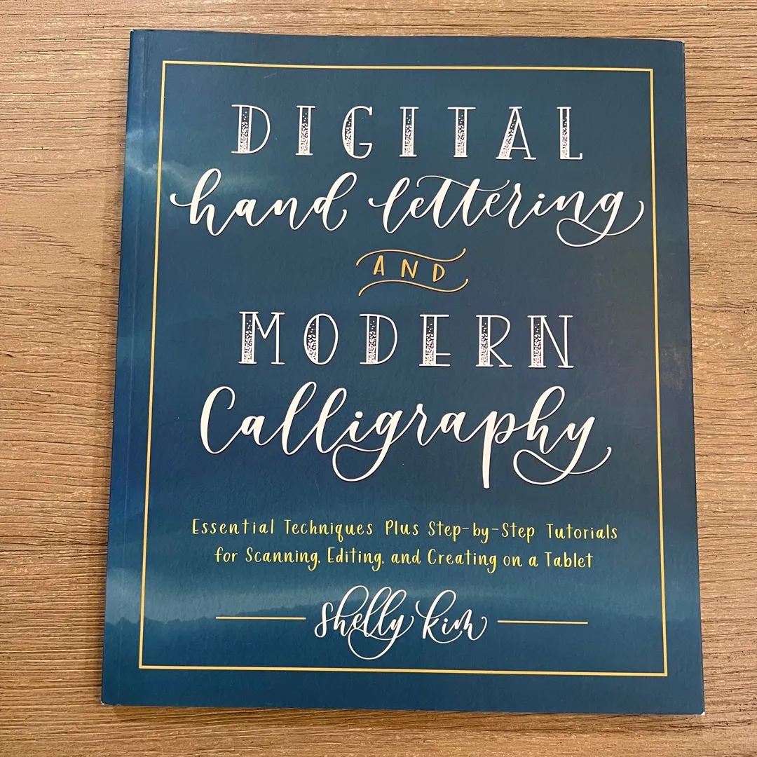 Digital hand lettering and modern calligraphy book photo 1