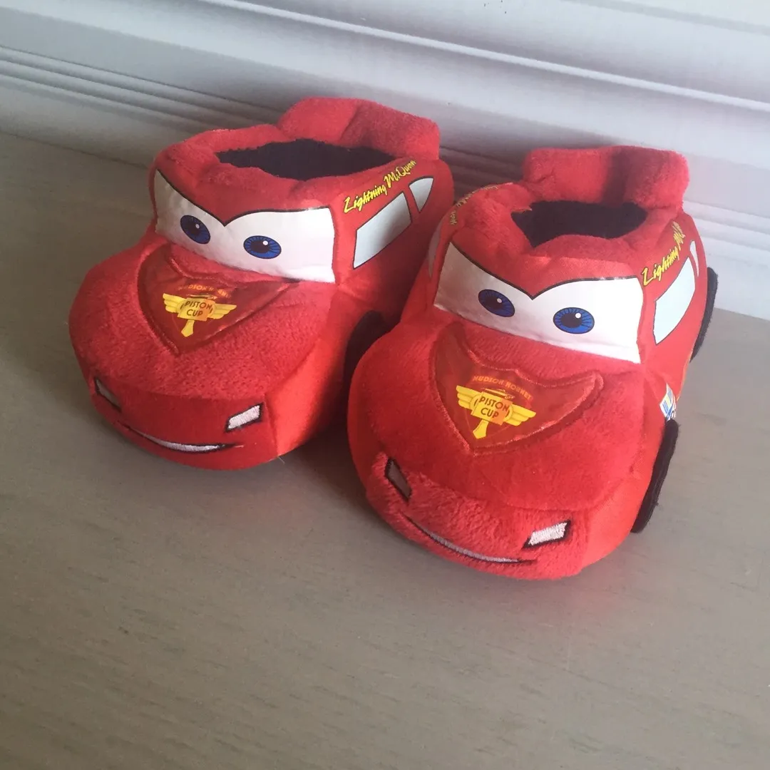 Toddlers Lightning McQueen Disney Slippers photo 1