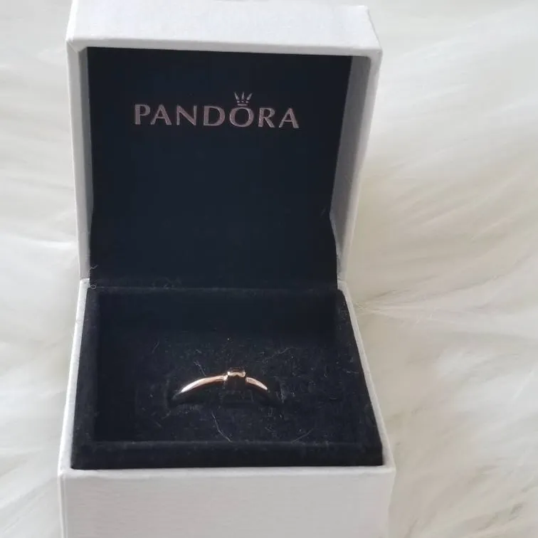 Pandora Heart Ring In Rose Gold photo 1