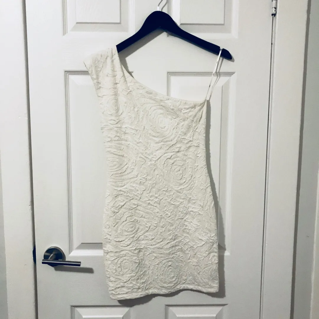 White Party Dress - Medium photo 1