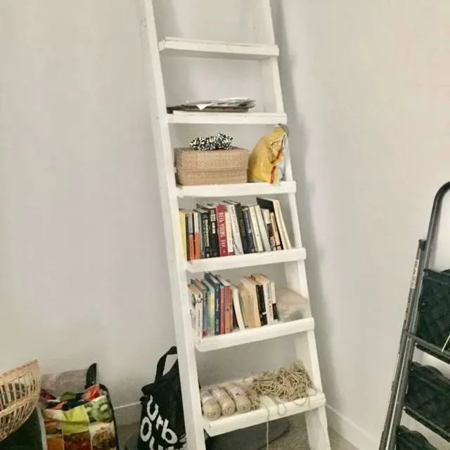 8ft Tall Ladder Shelf photo 1