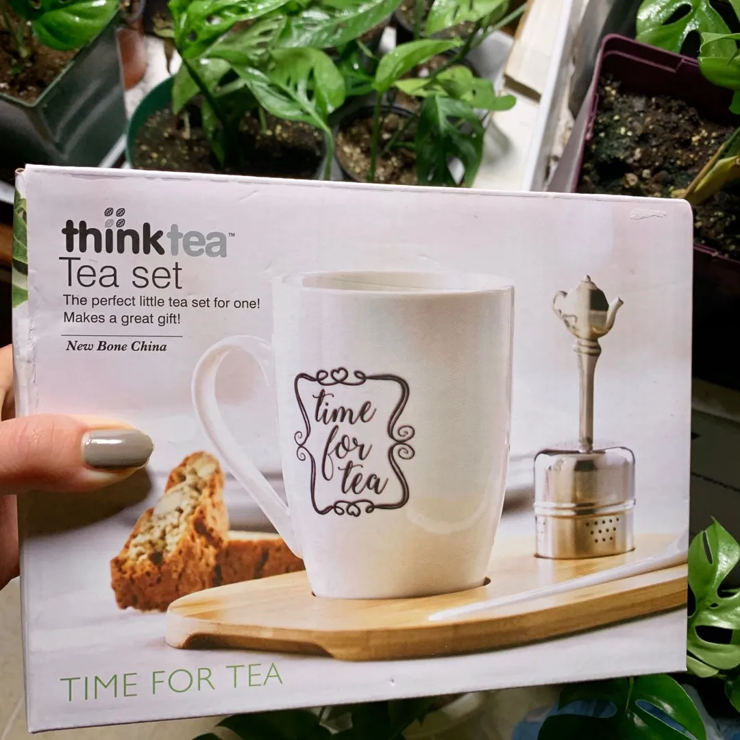 BNIB mug + tea infuser gift set 8 photo 1