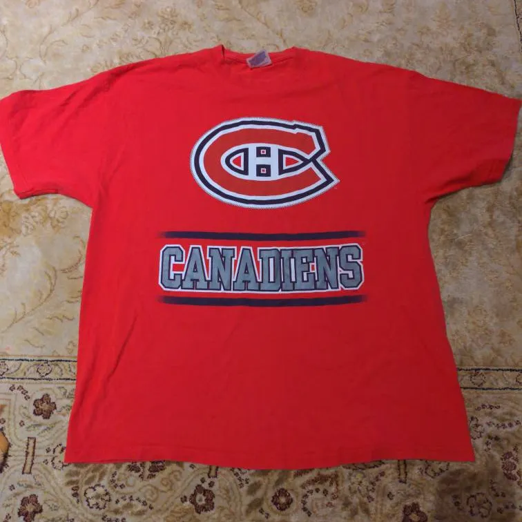 Men's Size XL Montreal Canadiens T-shirt photo 1