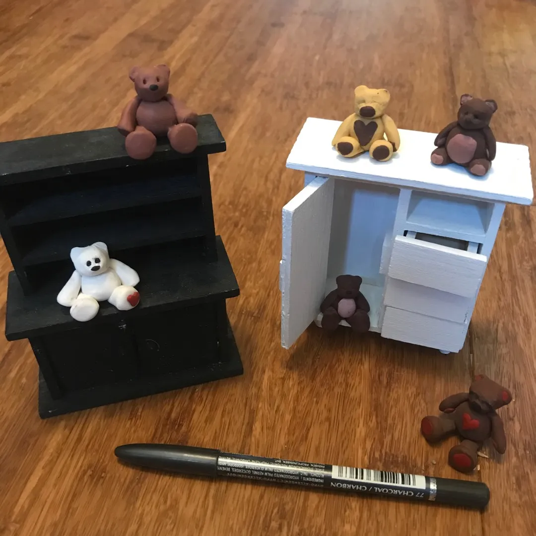 Miniature Bears Polymer Clay photo 4