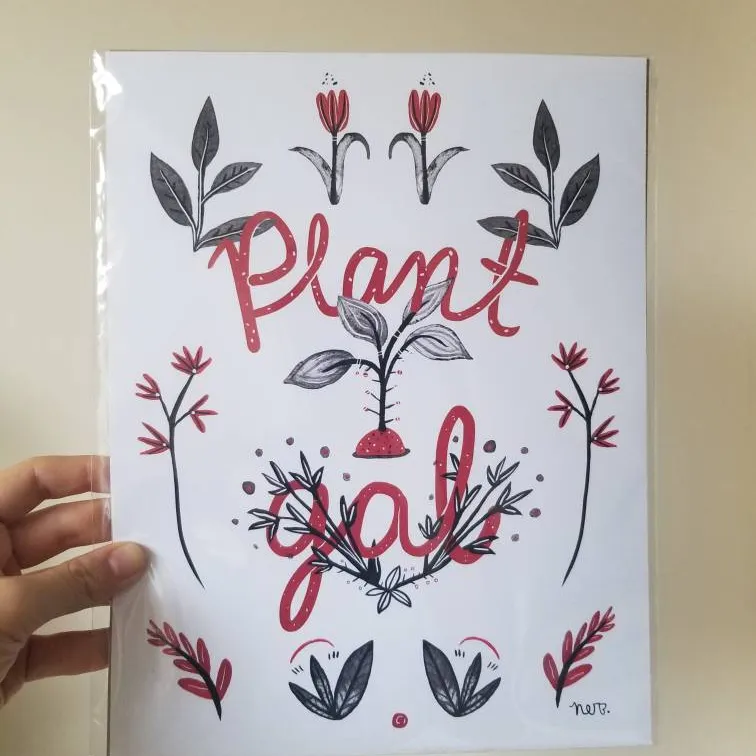 Plant Gal Poster 🌿💃 photo 1
