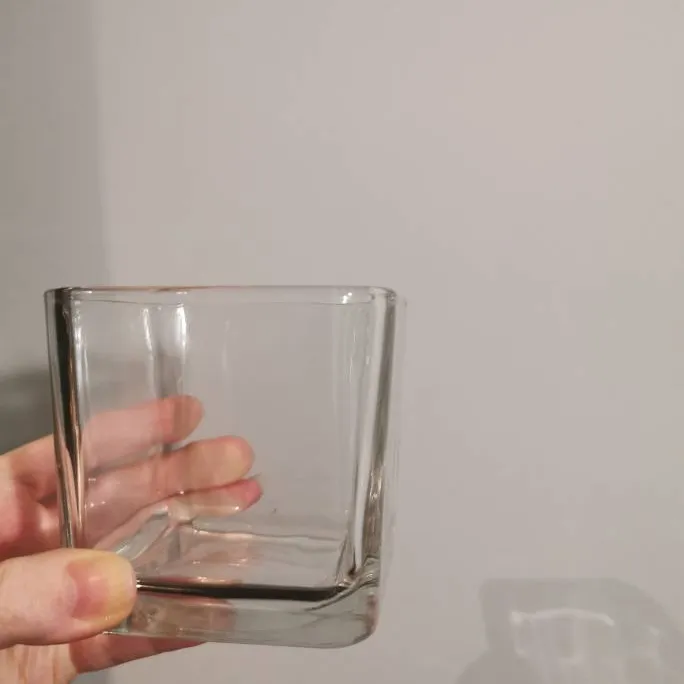Square Glass Vase photo 1