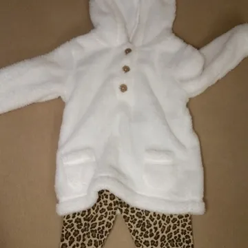 New With Tags Baby Hoodie With Ears And Pants Suit photo 1