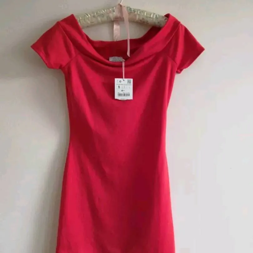 BNWT Zara Red BodyCon Dress photo 1