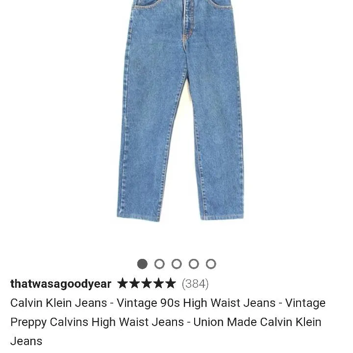 Vintage Calvin Klein Mom Jeans photo 4