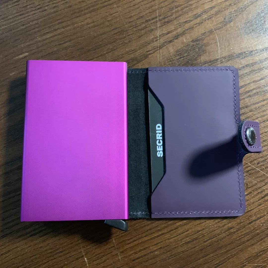Secrid Mini Wallet Matte Purple BNIB photo 3