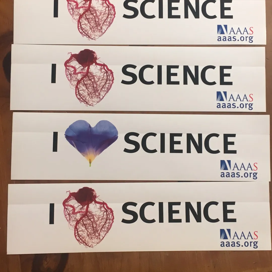 I 💜 SCIENCE Bumper Stickers photo 1