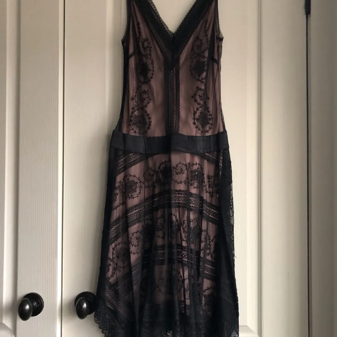 Lace Flapper Dress Sz 2 photo 1