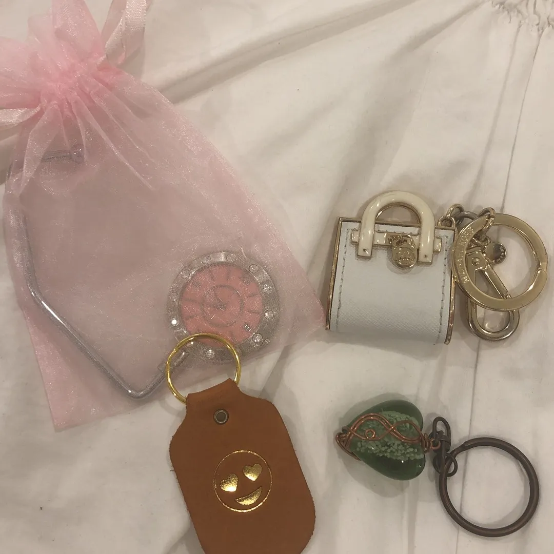 Assortment Of Keychains And Bag Hook photo 1