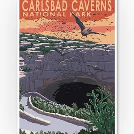 Carlsbad Caverns Vintage Poster (Unframed) photo 1