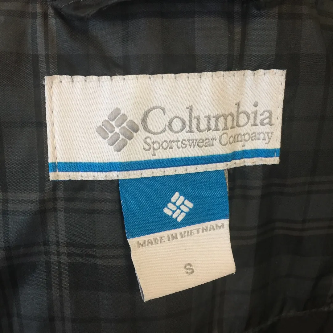 Columbia plaid,down, detachable hood winter jacket photo 6