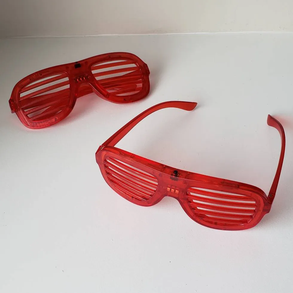 LED Red Party Glasses photo 1