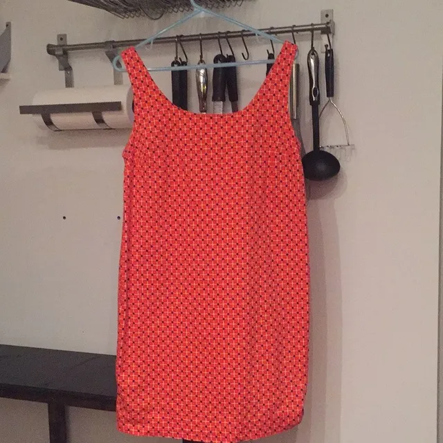 Bright Orange Joe Fresh Dress Size Medium photo 1