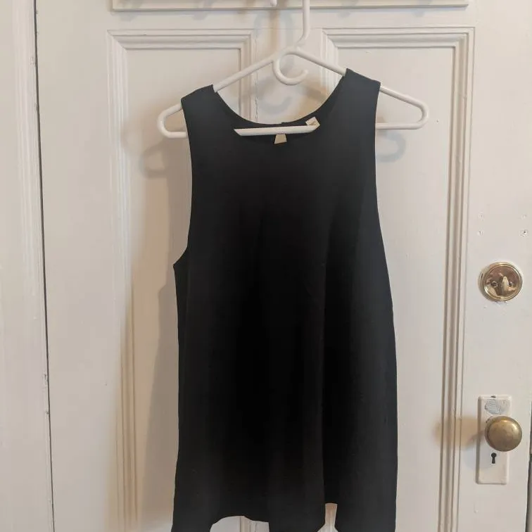 American Apparel Black Shift Dress Size S photo 1
