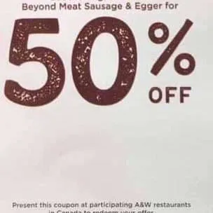 Beyond Meat Coupon for Breakfast sandwich photo 1