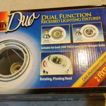 Dual Function Recessed Lighting Fixture photo 1