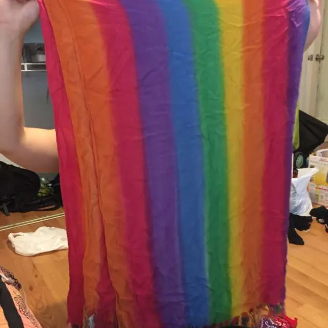 Rainbow Shawl/Blanket photo 1