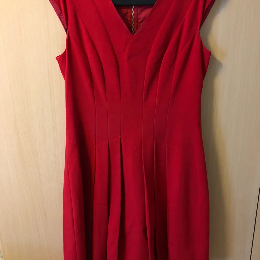 Calvin Klein Red Gorgeous Dress photo 1