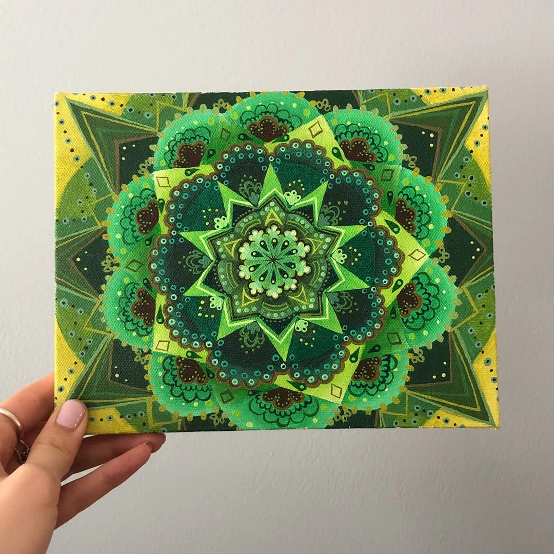 Mini Mandala Painting photo 1