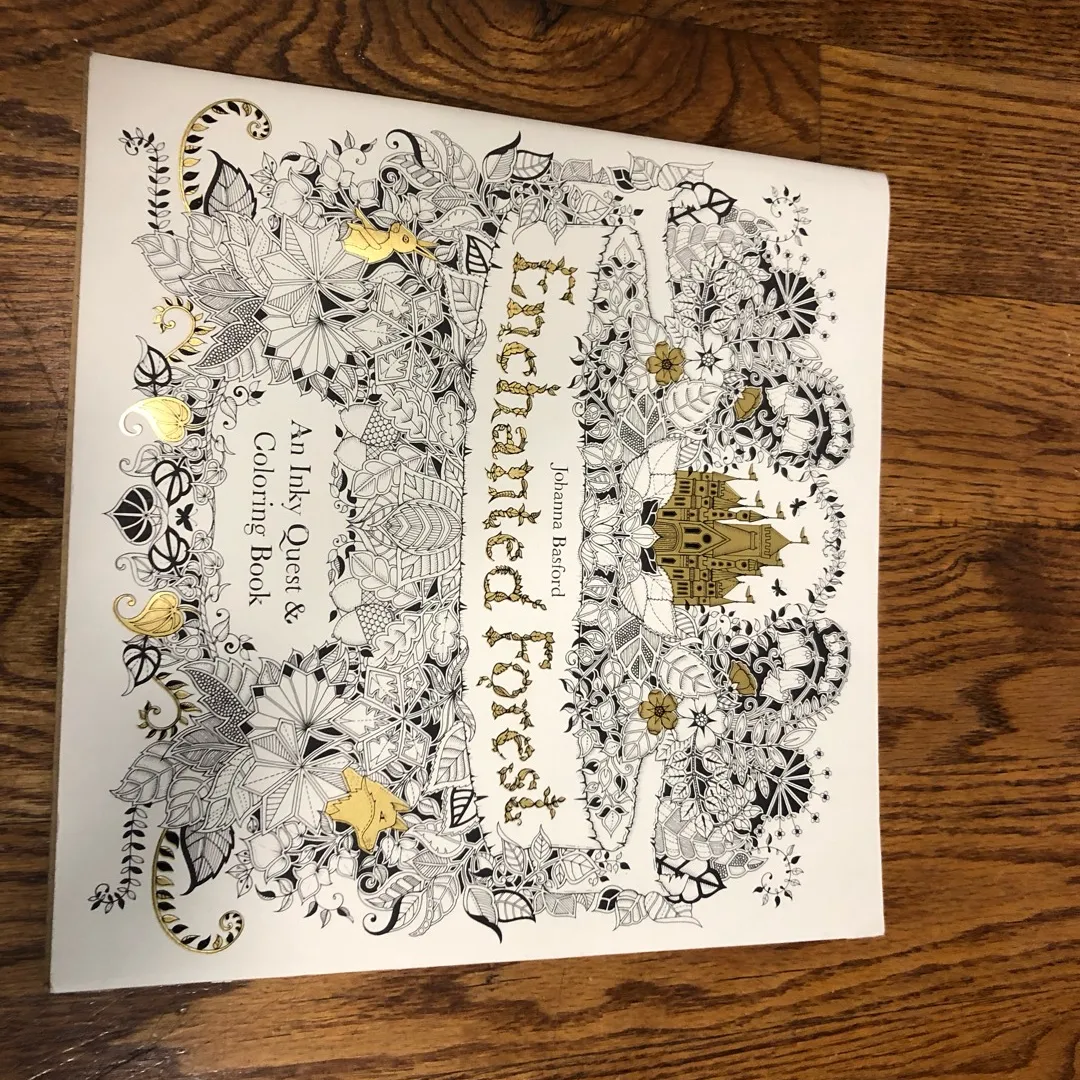 Enchanted Forest Adult Colouring Book By Johanna Basford photo 1