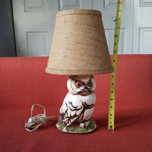 Vintage Owl Table Lamp photo 1