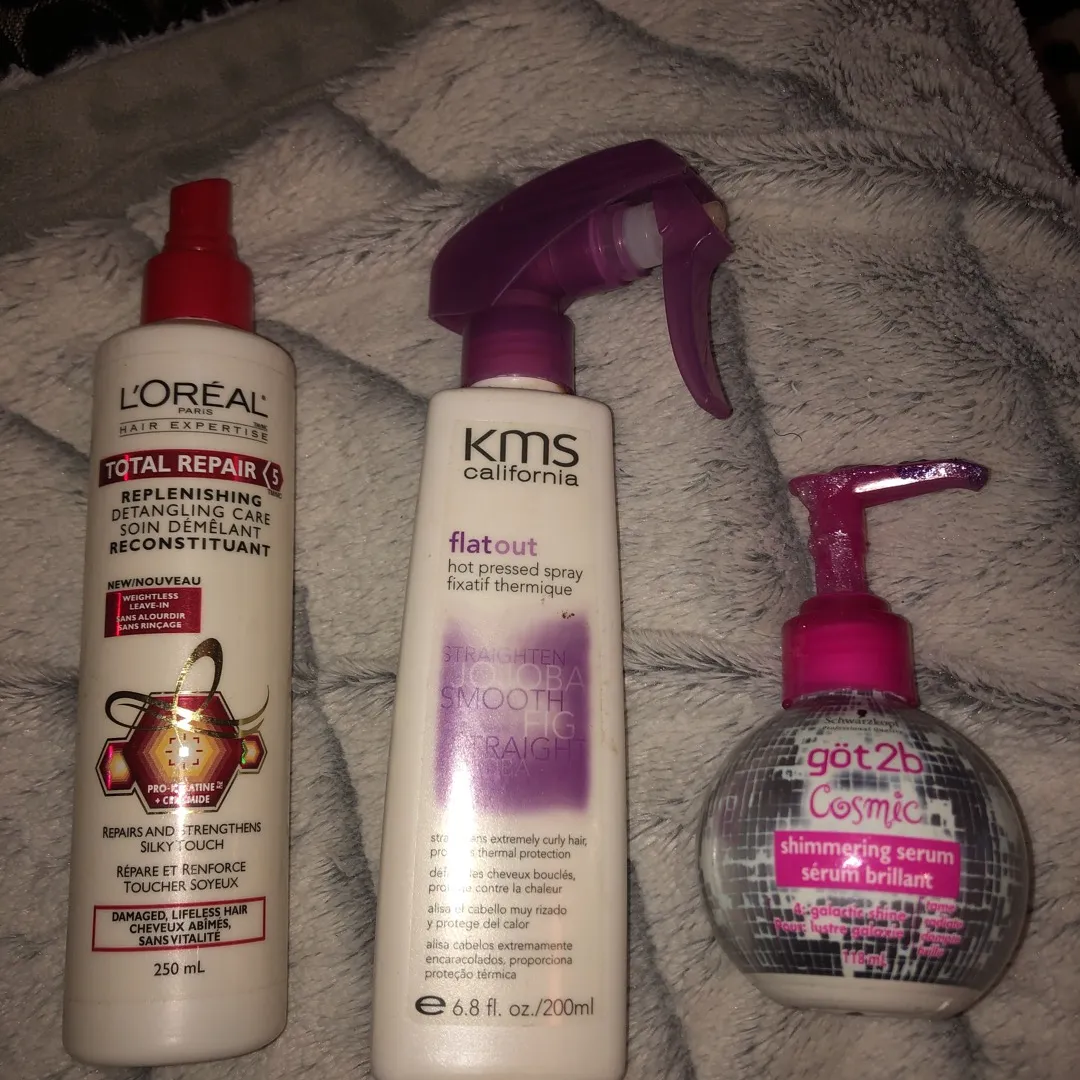 assorted hair products photo 1