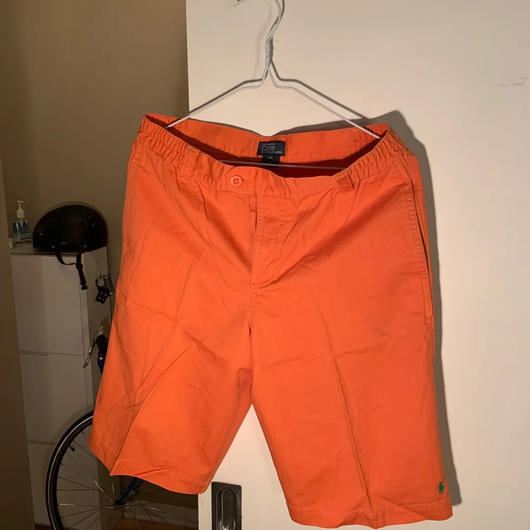 Orange Polo Shorts photo 1