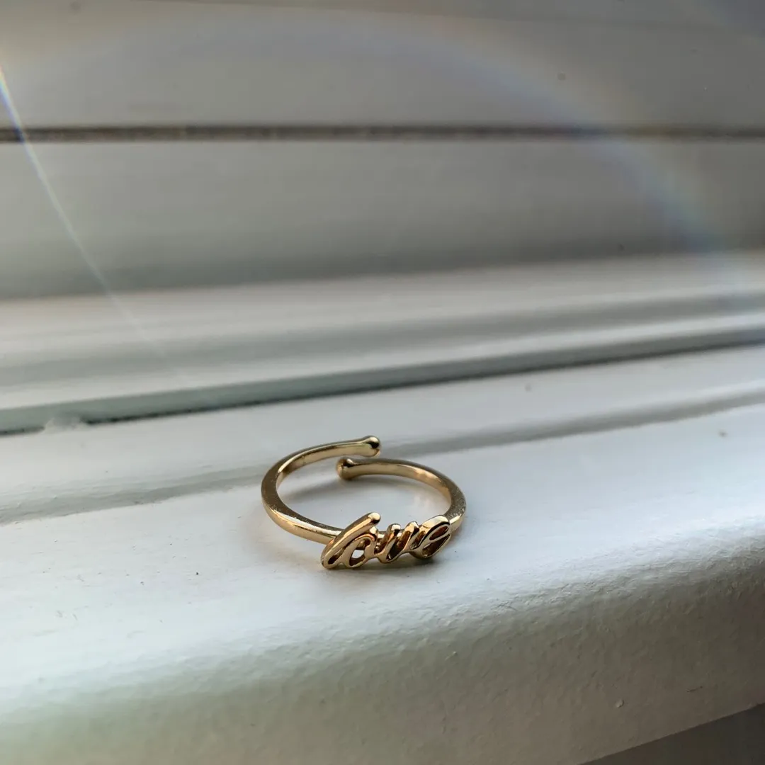 Kate Spade “love” Adjustable Ring photo 1