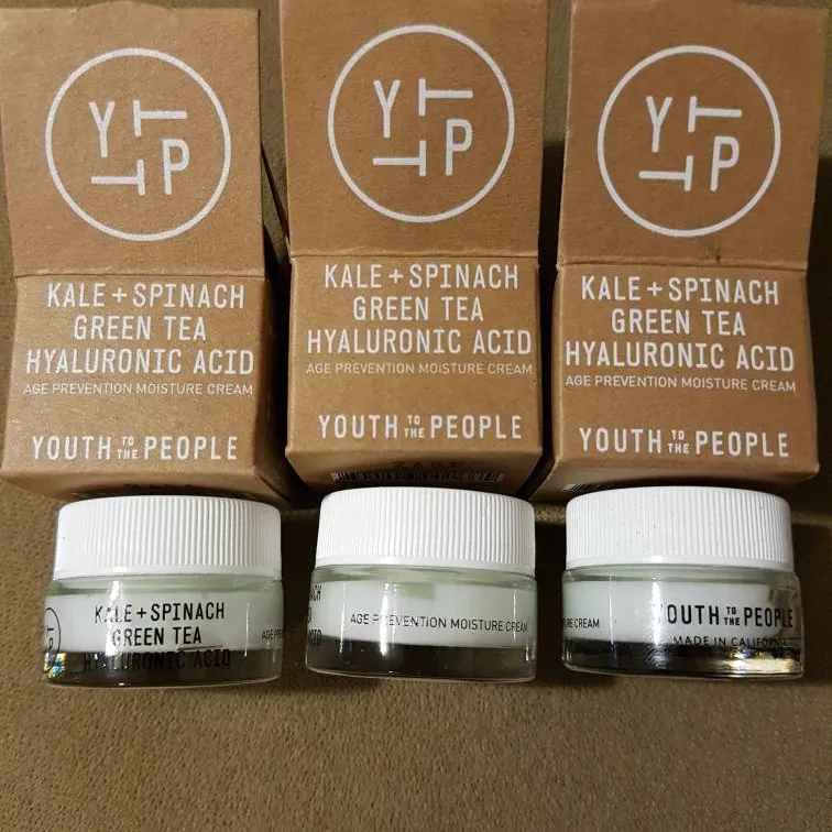 3 New Unused 15 Ml Youth To The People Kale + Spinach Green T... photo 1
