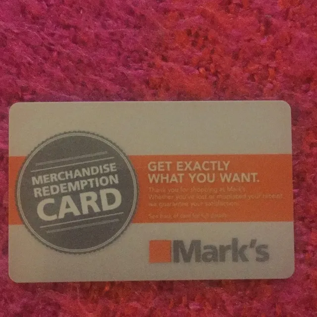 Mark's Gift Card With $65 photo 1