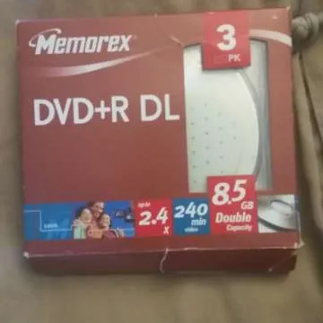 3 Pack 8.5 Gb DVD-R photo 1