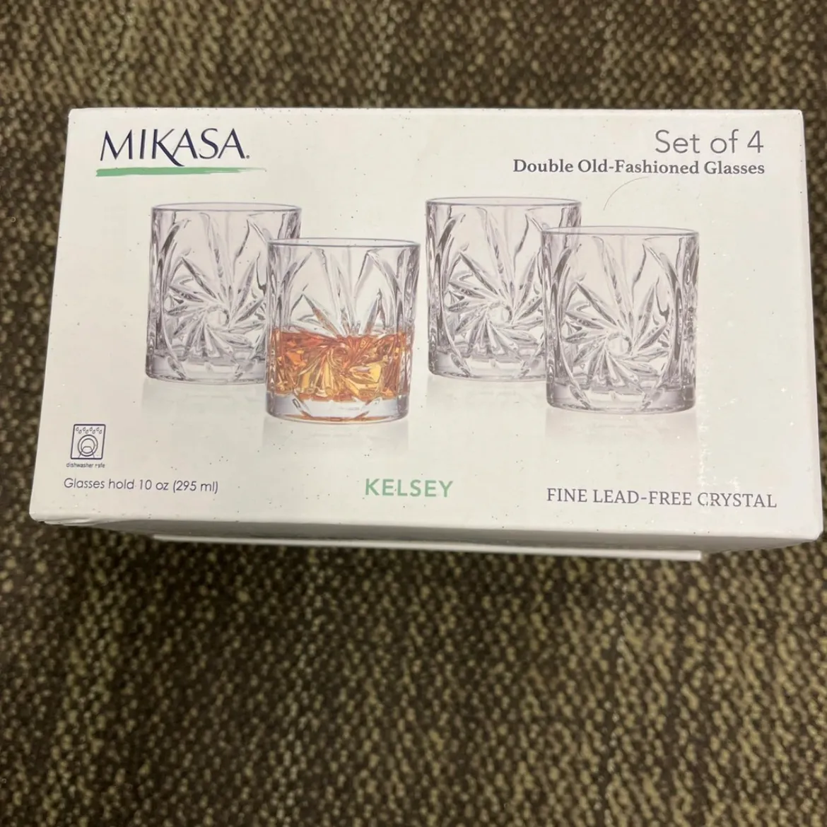 A set of 4 Mikasa double old fashioned glasses photo 1