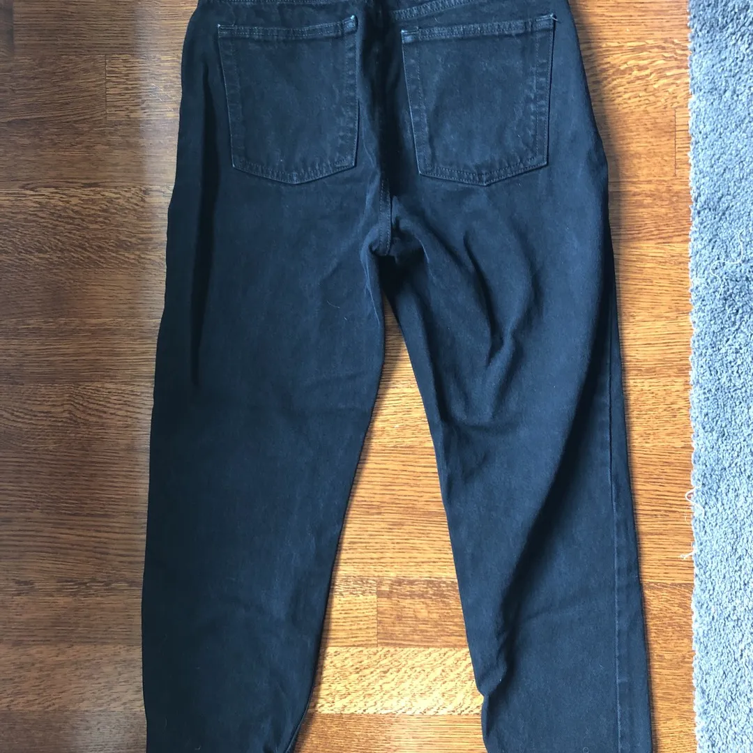 American Apparel High Waisted Denim Jeans photo 4