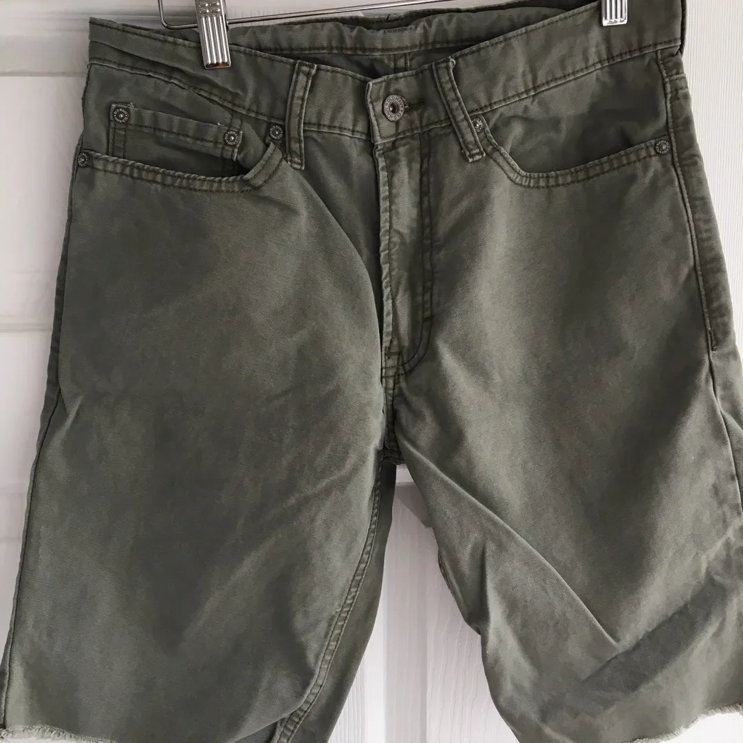 Old Navy Green Khakis Shorts 28 photo 1
