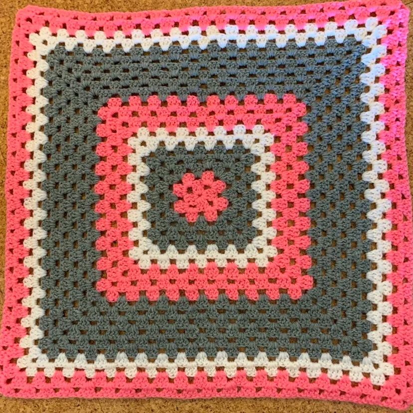 Hand knit  Baby Blanket photo 1